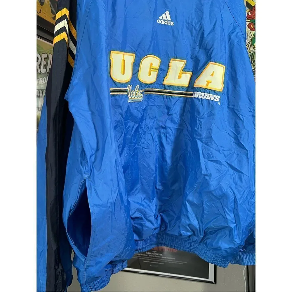 Vintage Y2K Adidas UCLA Bruins University Windbreaker Jacket